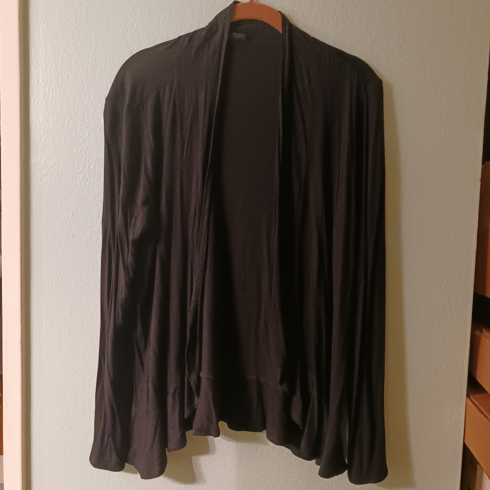 Black Shiela Rose Cardigan | size M